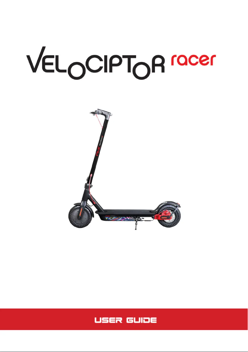 Imagen de la primera página del manual del dispositivo Racer