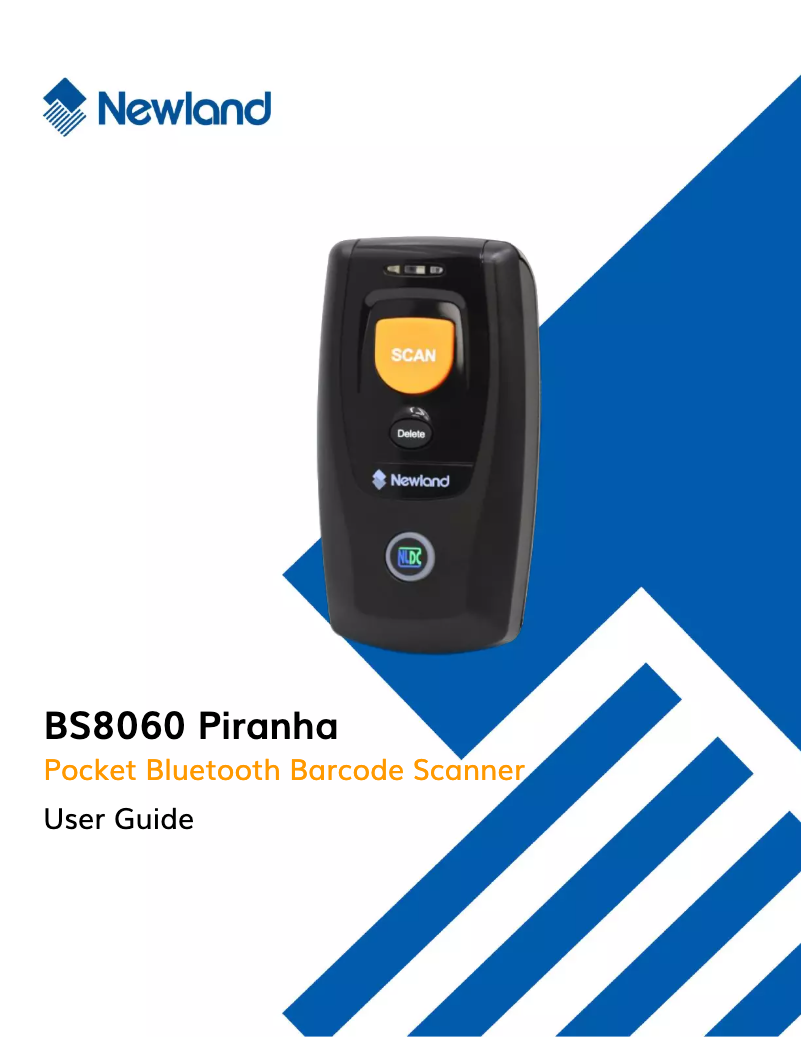 Page 1 de la notice Manuel utilisateur Newland BS8060 Piranha