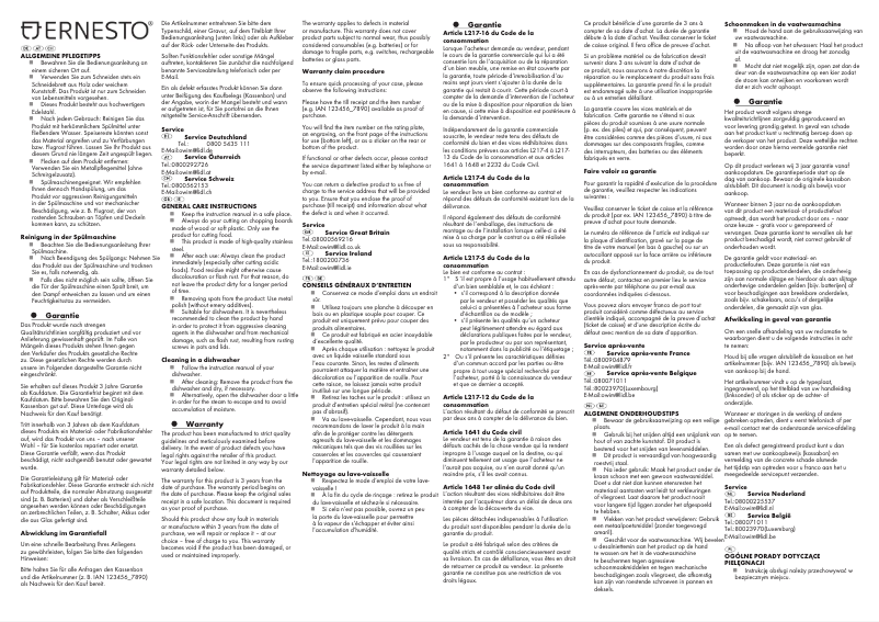 Image de la première page du manuel de l'appareil HG01140A