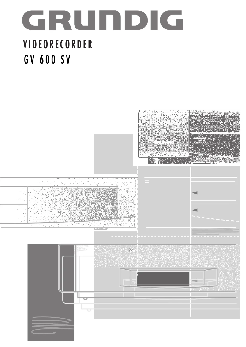 Page 1 de la notice Manuel utilisateur Grundig GV 600