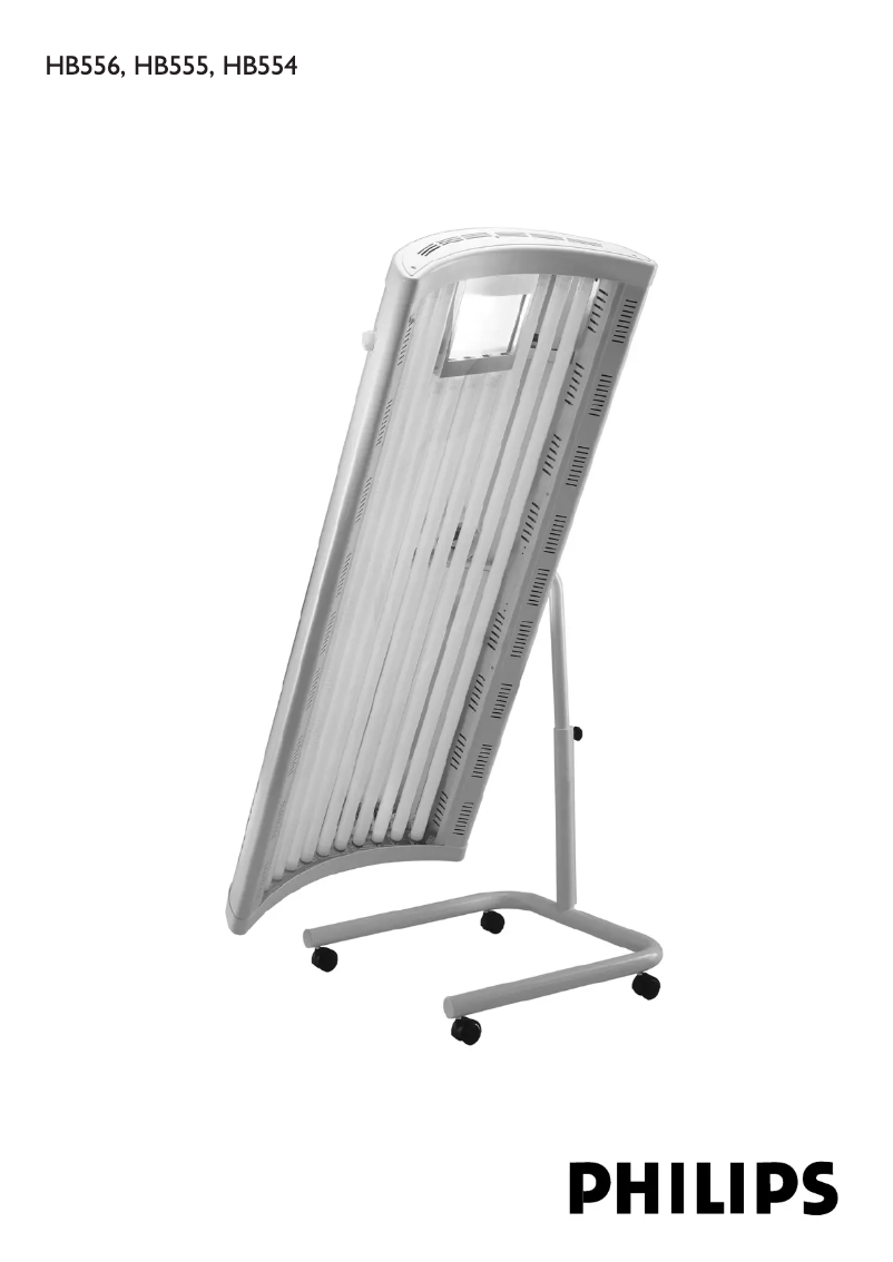 Page 1 de la notice Manuel utilisateur Philips Suncare HB554