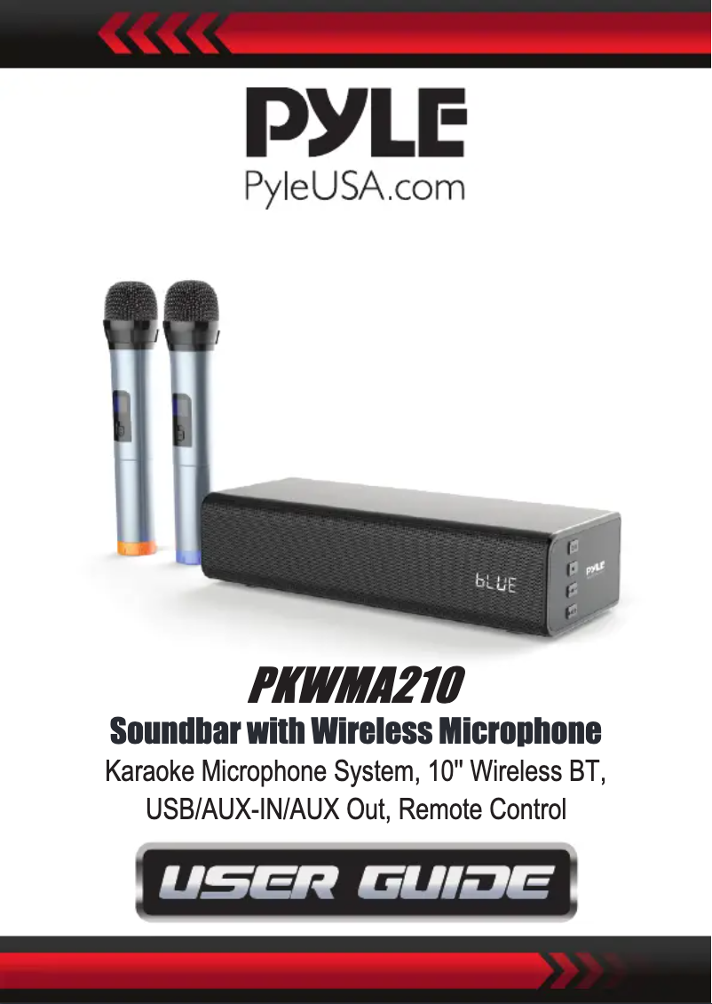 Page 1 de la notice Manuel utilisateur Pyle PKWMA210