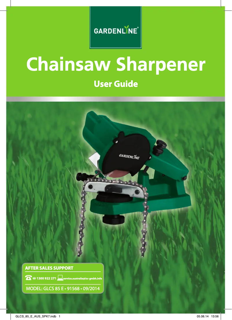 Page 1 de la notice Manuel utilisateur Gardenline GLCS 85 E