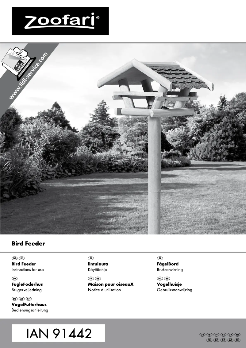 Imagen de la primera página del manual del dispositivo IAN 91442