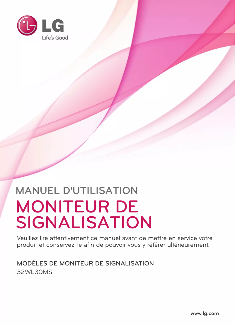 Página 1 del manual Manual de usuario LG 32WL30MS-B