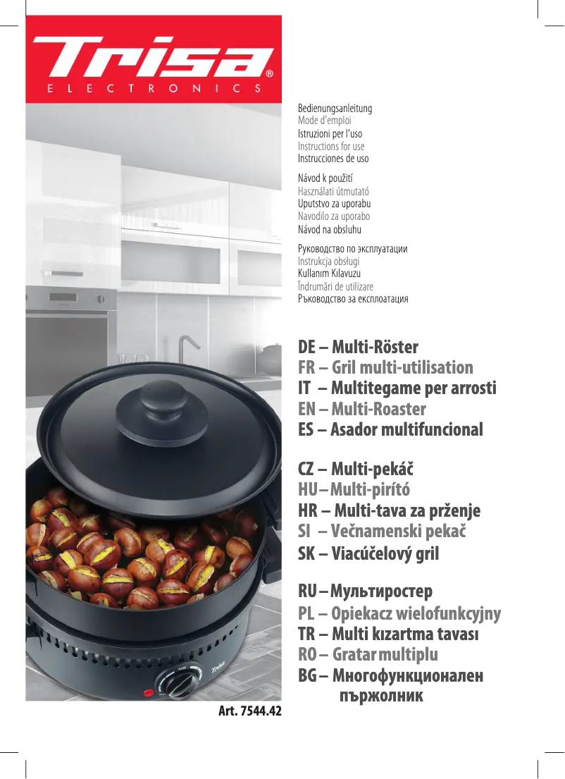 Image de la première page du manuel de l'appareil Roast & Grill 7544.42