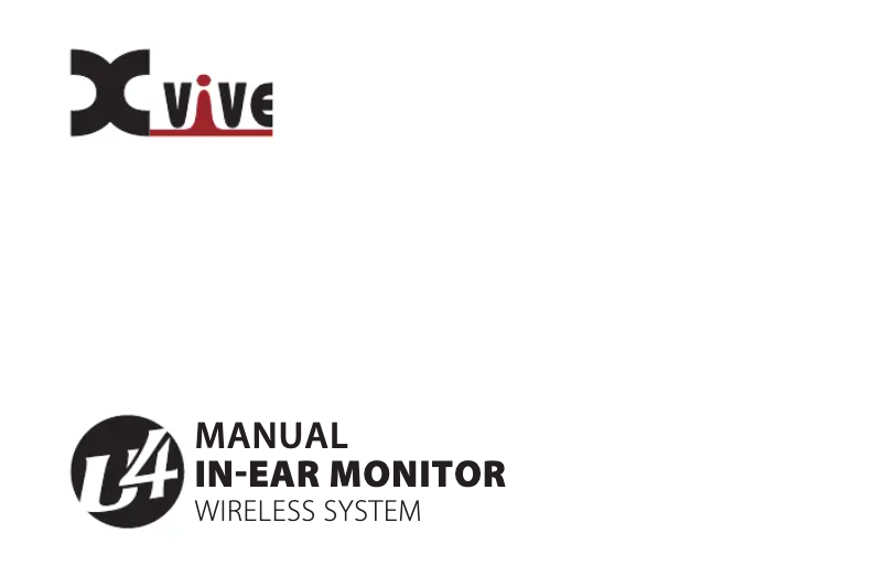 Page n°1 - Manuel utilisateur Xvive U4