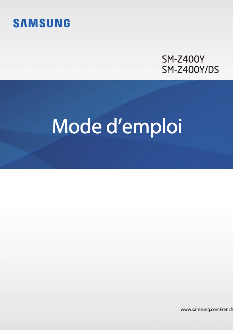 Imagen de la primera página del manual del dispositivo Z4