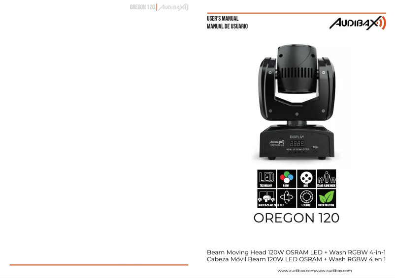 Page 1 de la notice Manuel utilisateur Audibax Oregon 120