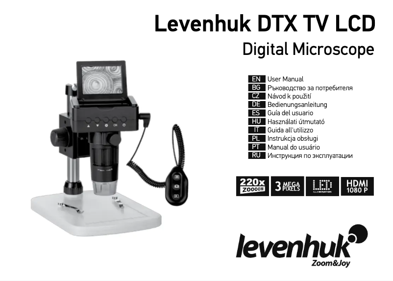Page n°1 - Manuel utilisateur Levenhuk DTX TV LCD