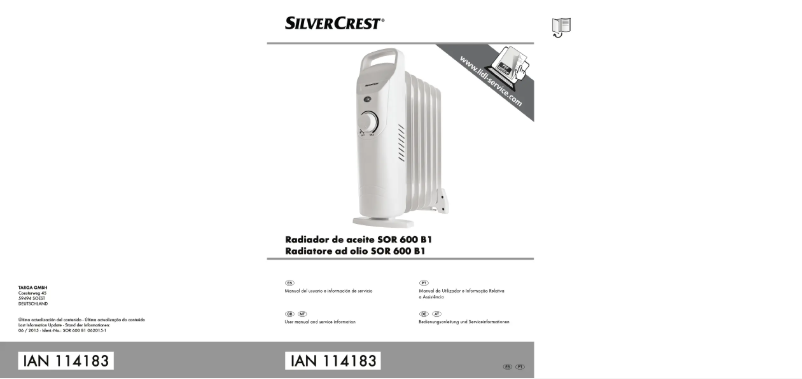 Page 1 de la notice Manuel utilisateur SilverCrest SOR 600 B1