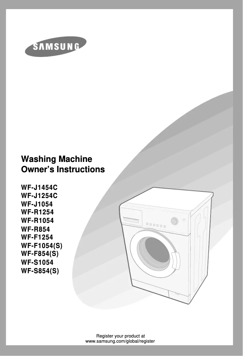 Page n°1 - Manuel utilisateur Samsung WF-R125N