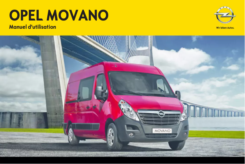 Page 1 de la notice Manuel utilisateur Opel Movano (2014)
