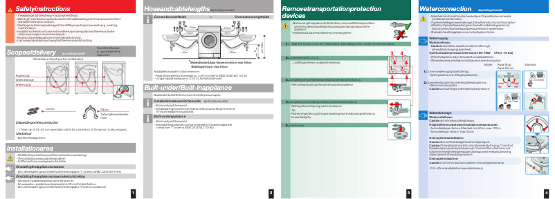 Page n°1 - Manuel utilisateur Bosch WAE28162GB
