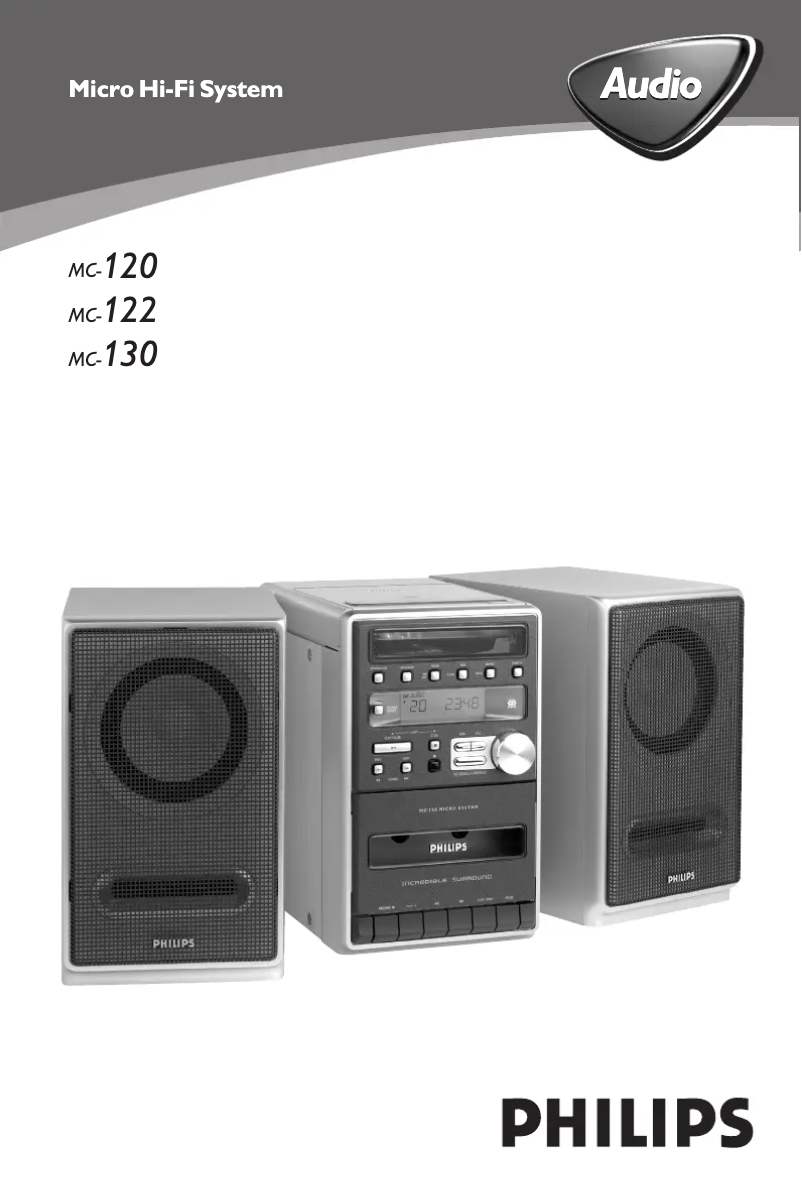 Image de la première page du manuel de l'appareil MC-122