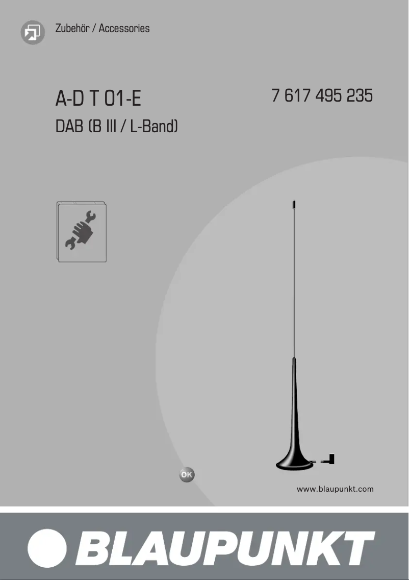 Image de la première page du manuel de l'appareil A-D T 01-E