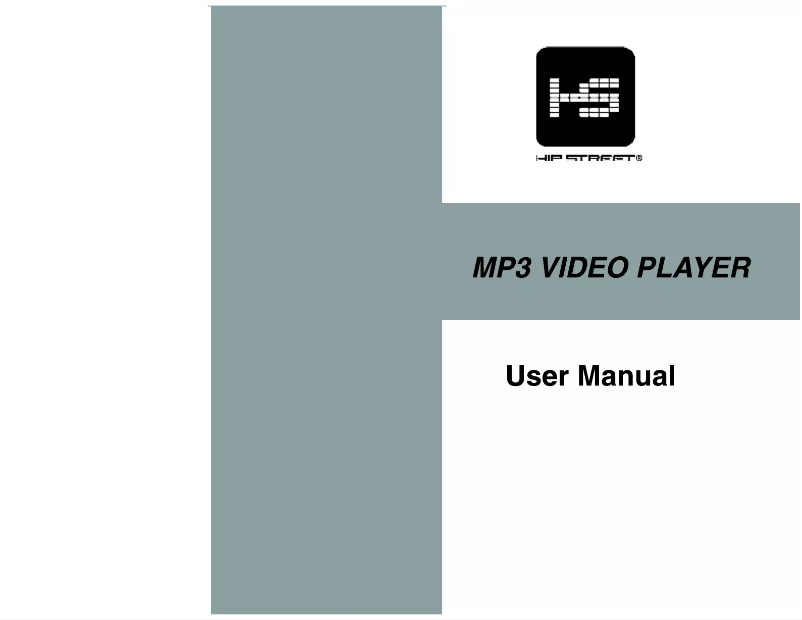 Page 1 de la notice Manuel utilisateur Hipstreet HS-761