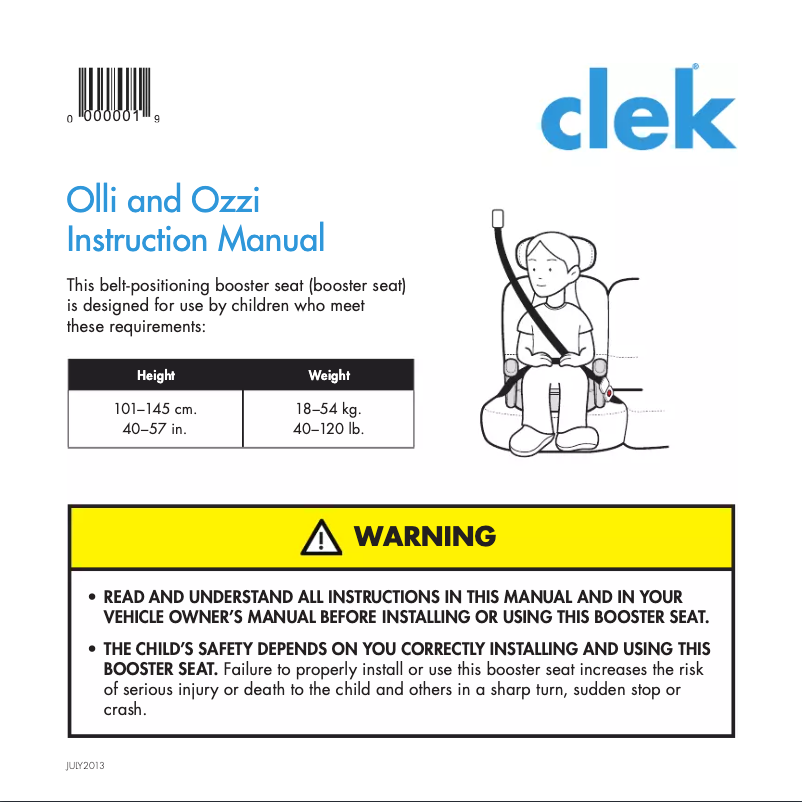 Página 1 del manual Manual de usuario Clek Olli