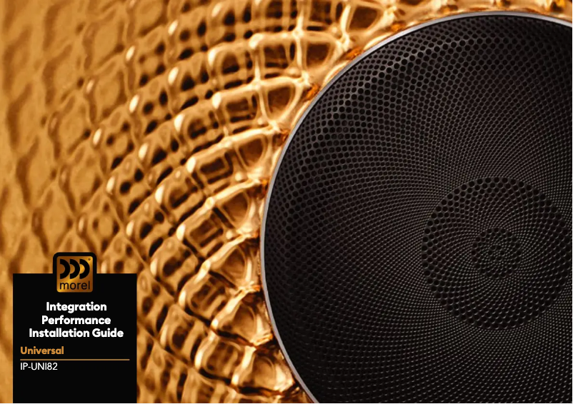 Image de la première page du manuel de l'appareil IP-UNI82