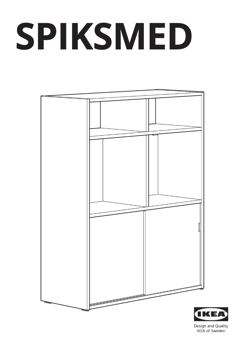 Image de la première page du manuel de l'appareil SPIKSMED 905.655.13