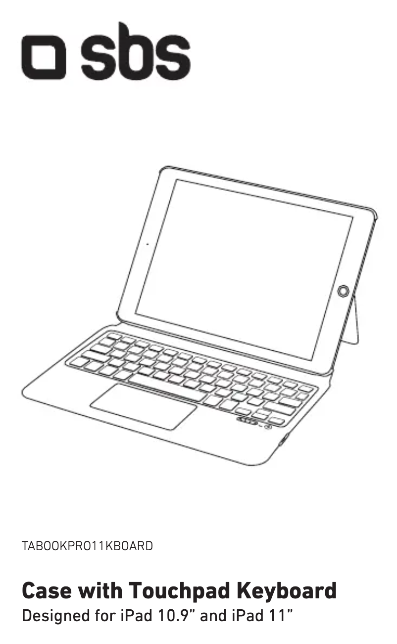 Page 1 de la notice Manuel utilisateur SBS Wireless Keyboard Ultraslim