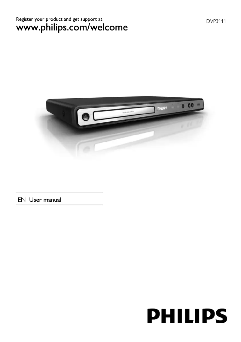 Página 1 del manual Manual de usuario Philips DVP3111SL