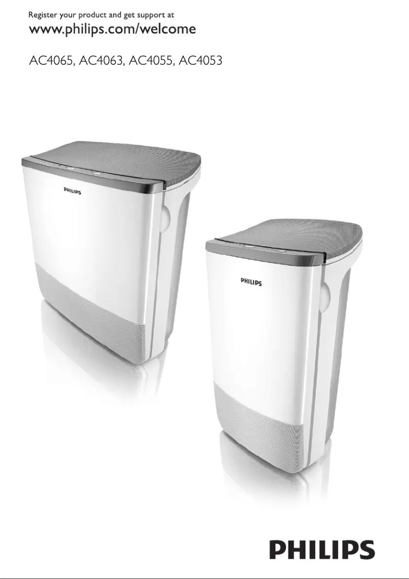 First page image of the manual for AC4053