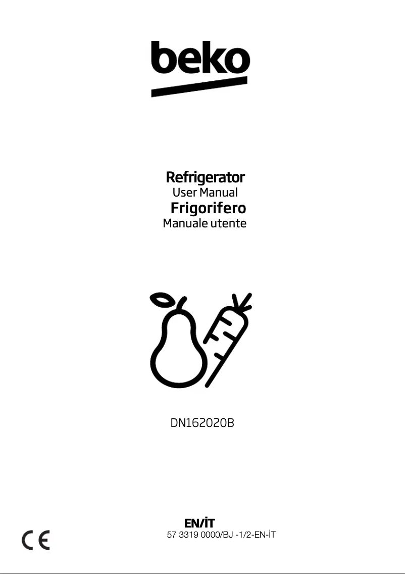 Image de la première page du manuel de l'appareil DN162232DJIZX