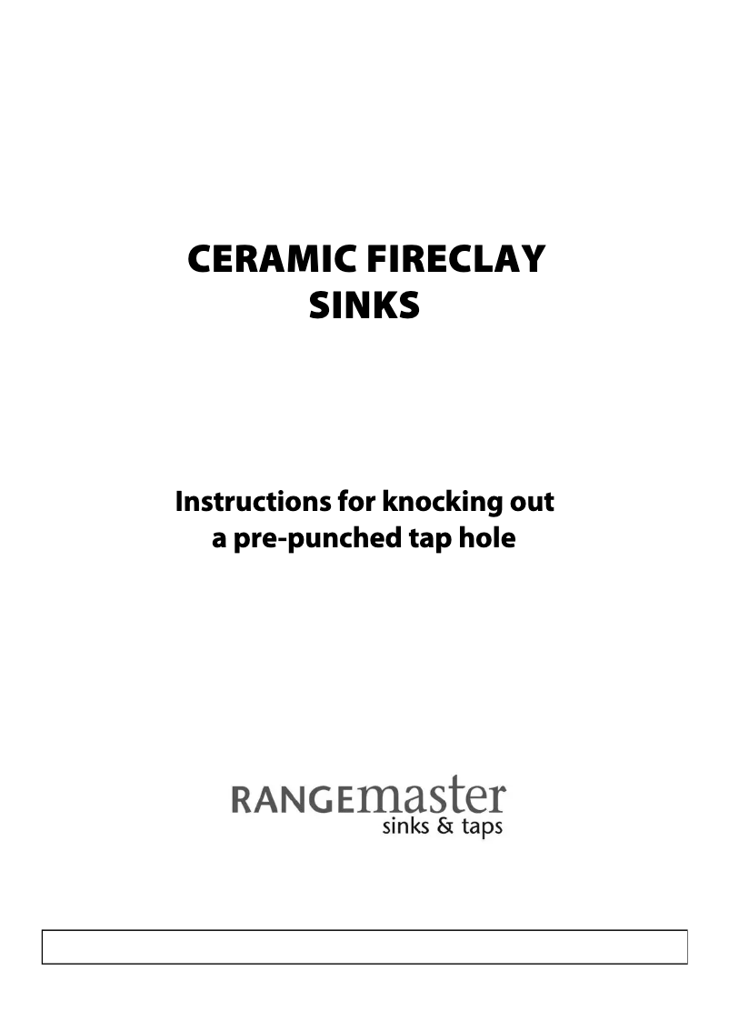 Page 1 de la notice Manuel utilisateur Rangemaster Nevada CNV1WH