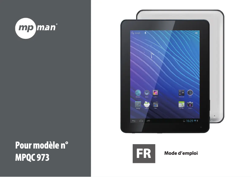 Page n°1 - Manuel utilisateur Mpman MPQC 973