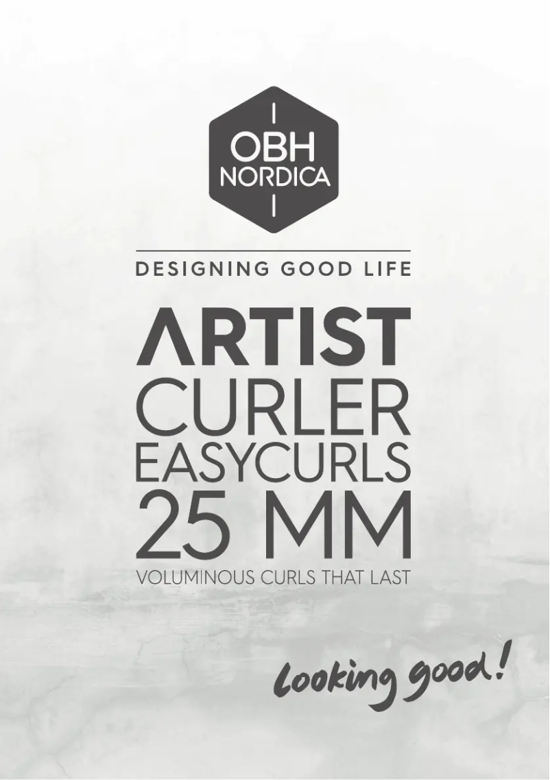 Image de la première page du manuel de l'appareil Artist Easycurls NF3210N0