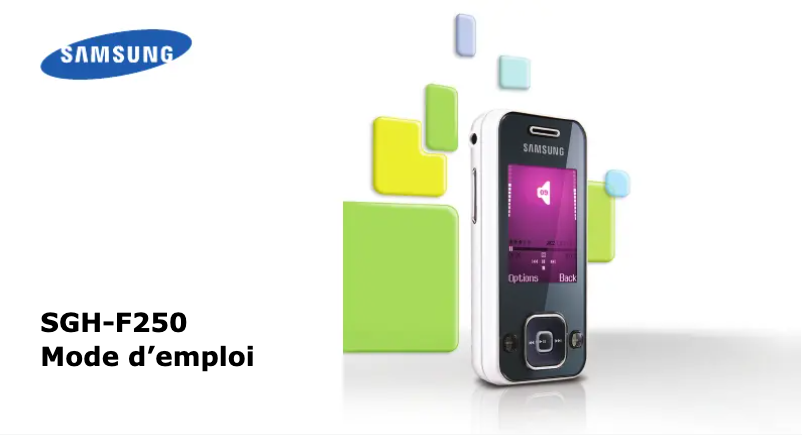 Page n°1 - Manuel utilisateur Samsung SGH-F250
