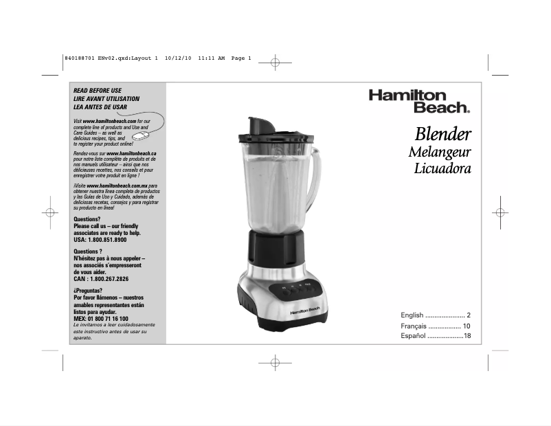 Image de la première page du manuel de l'appareil Wave Power 54227