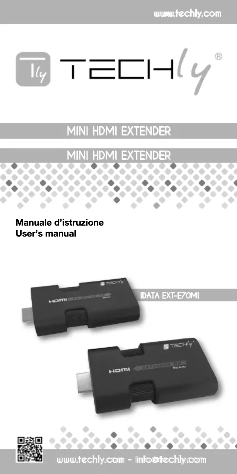 Page 1 de la notice Manuel utilisateur Techly IDATA EXT-E70MI