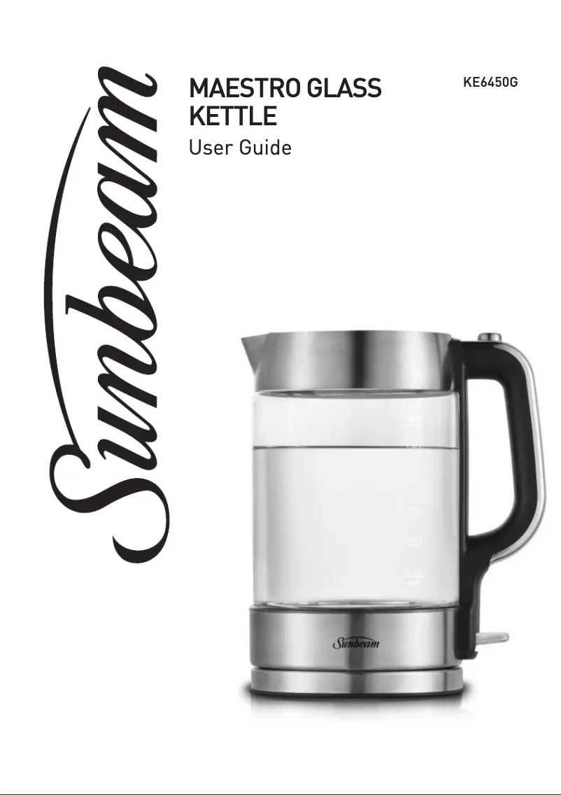 Page 1 de la notice Manuel utilisateur Sunbeam KE6450G