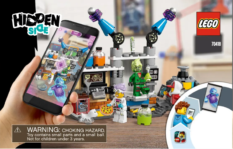 Page 1 de la notice Manuel utilisateur Lego Hidden Side 70418