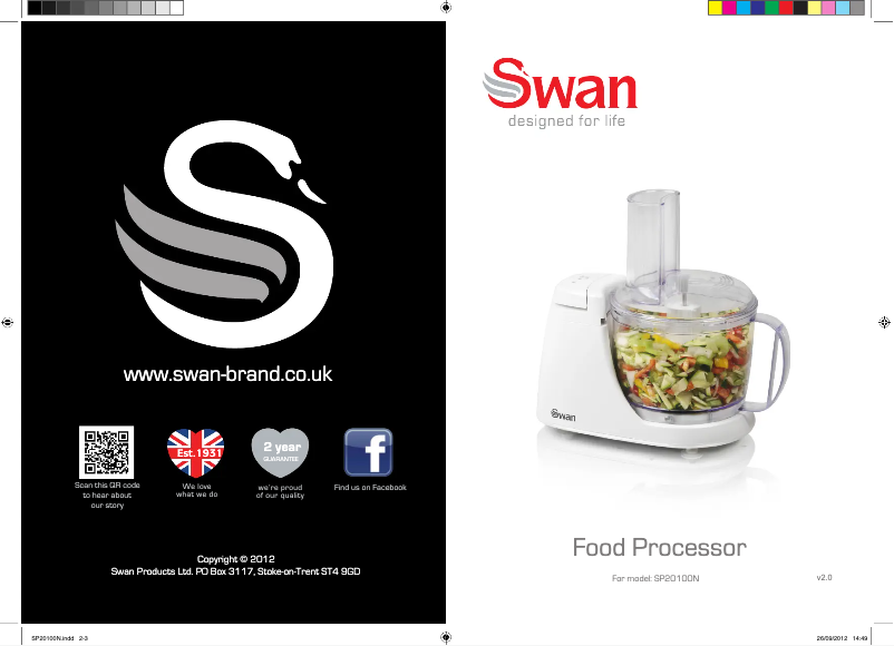 Page n°1 - Manuel utilisateur Swan SP20100N