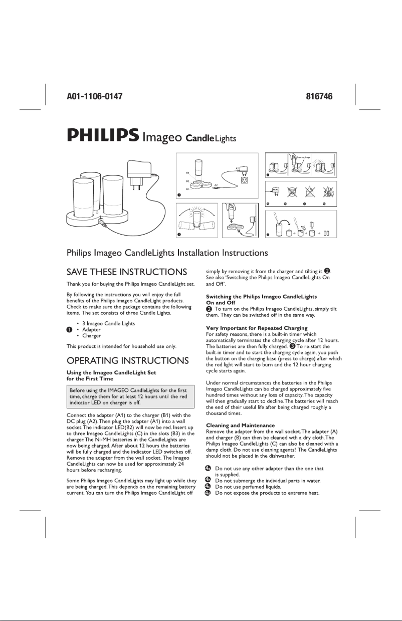 Page 1 de la notice Manuel utilisateur Philips myLiving 691086048