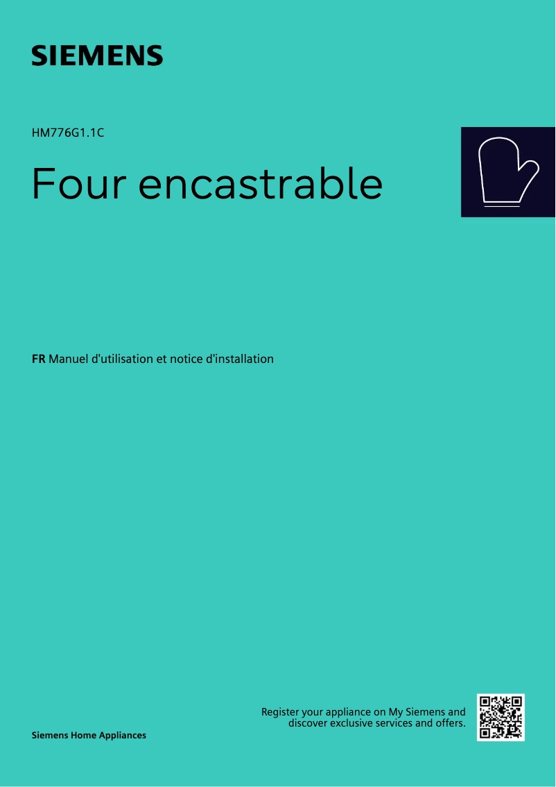 Page n°1 - Manuel utilisateur Siemens HM776G1B1C