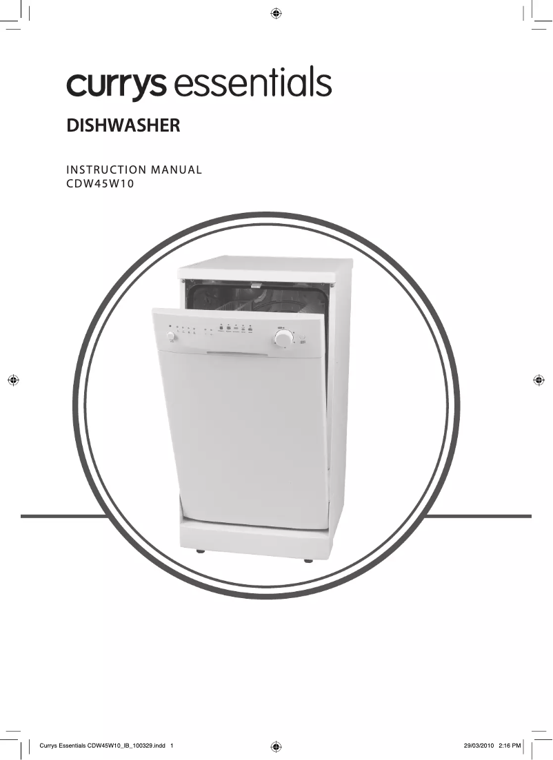 Page n°1 - Manuel utilisateur Currys Essentials CDW45W10
