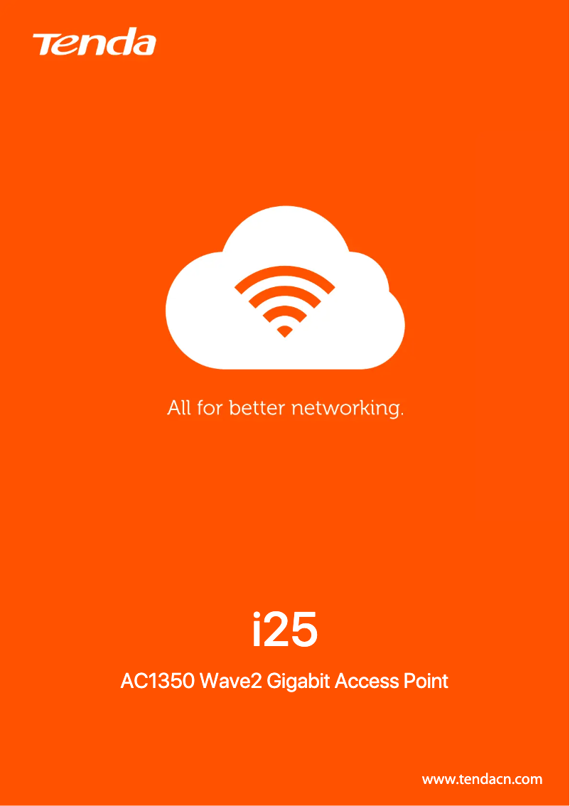 Page n°1 - Manuel utilisateur Tenda i25