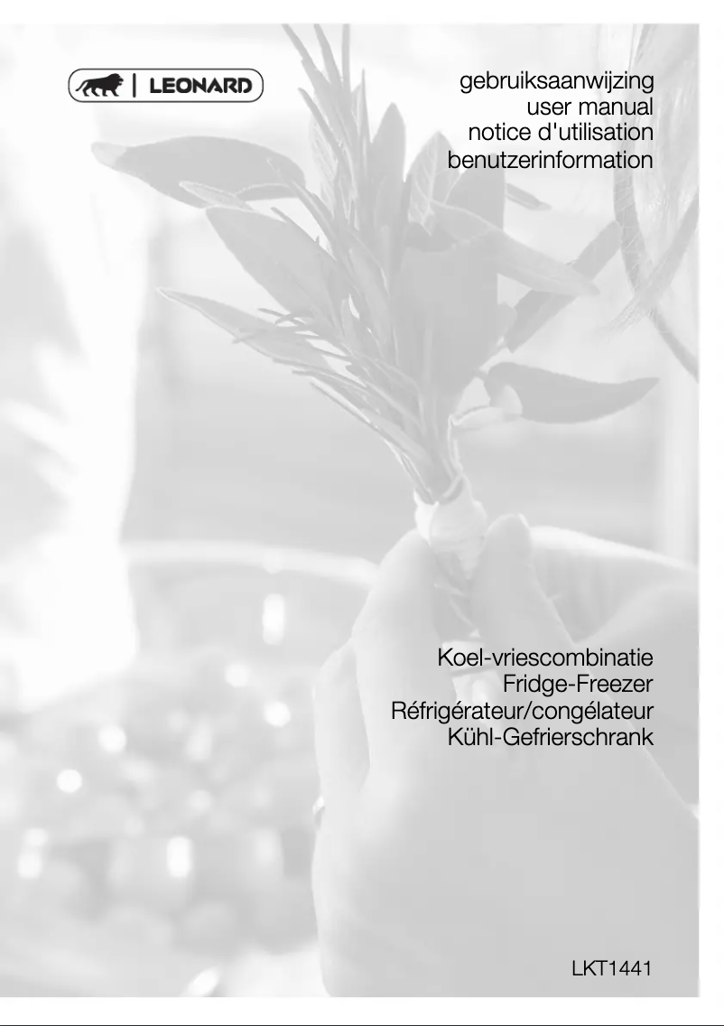 Page n°1 - Manuel utilisateur Leonard LKT1441