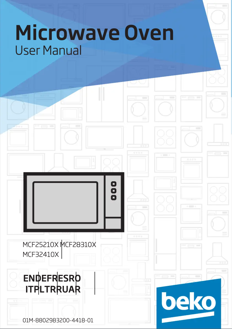 Image de la première page du manuel de l'appareil MCF32410X