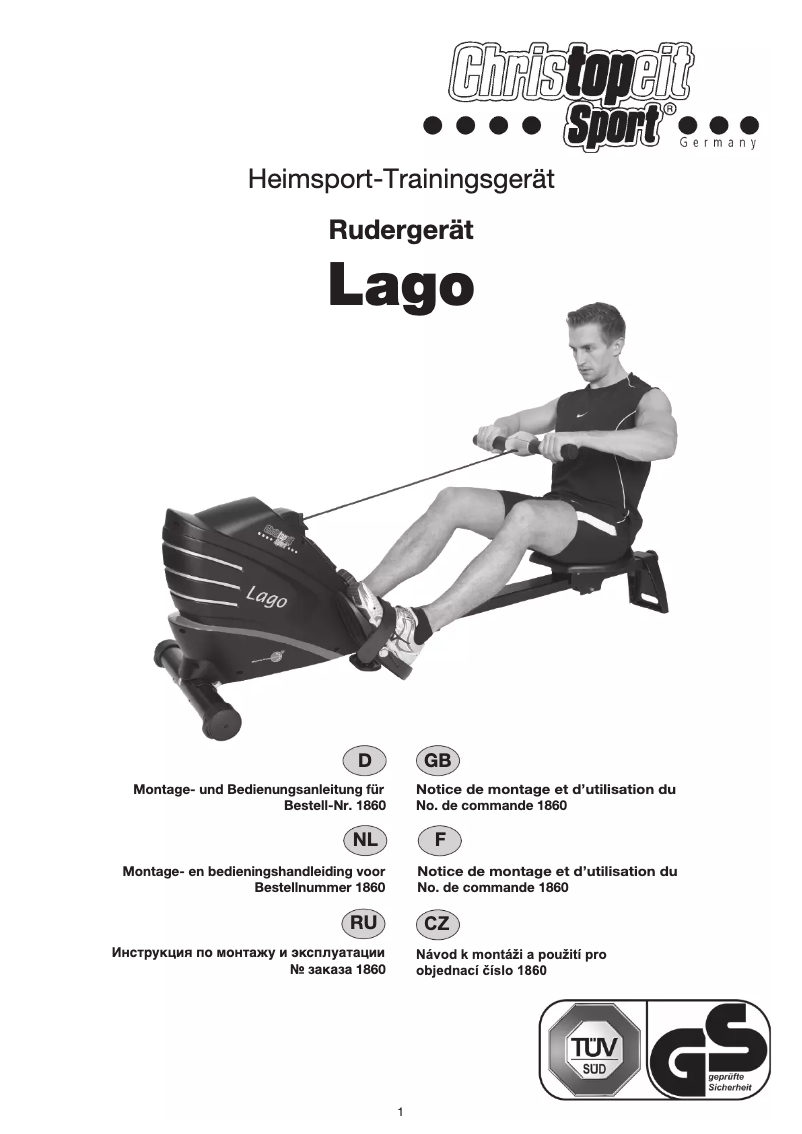 Page n°1 - Manuel utilisateur Christopeit Lago