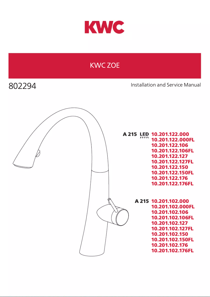 Image de la première page du manuel de l'appareil Zoe