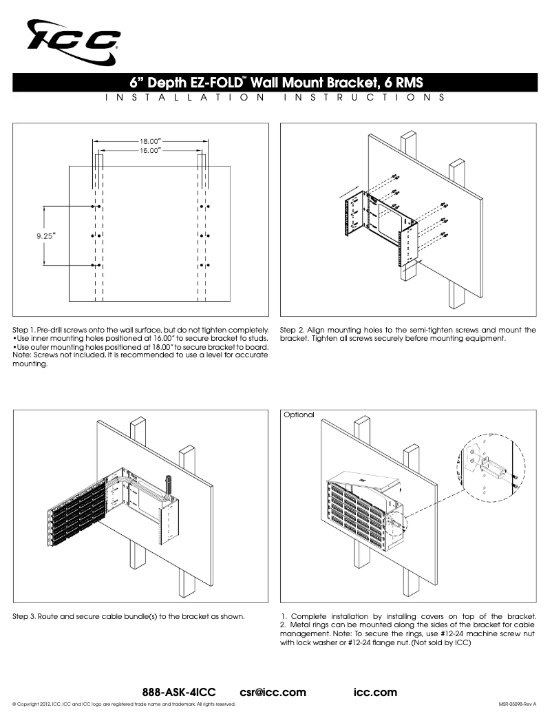 Page 1 de la notice Manuel utilisateur ICC ICCMSABR66