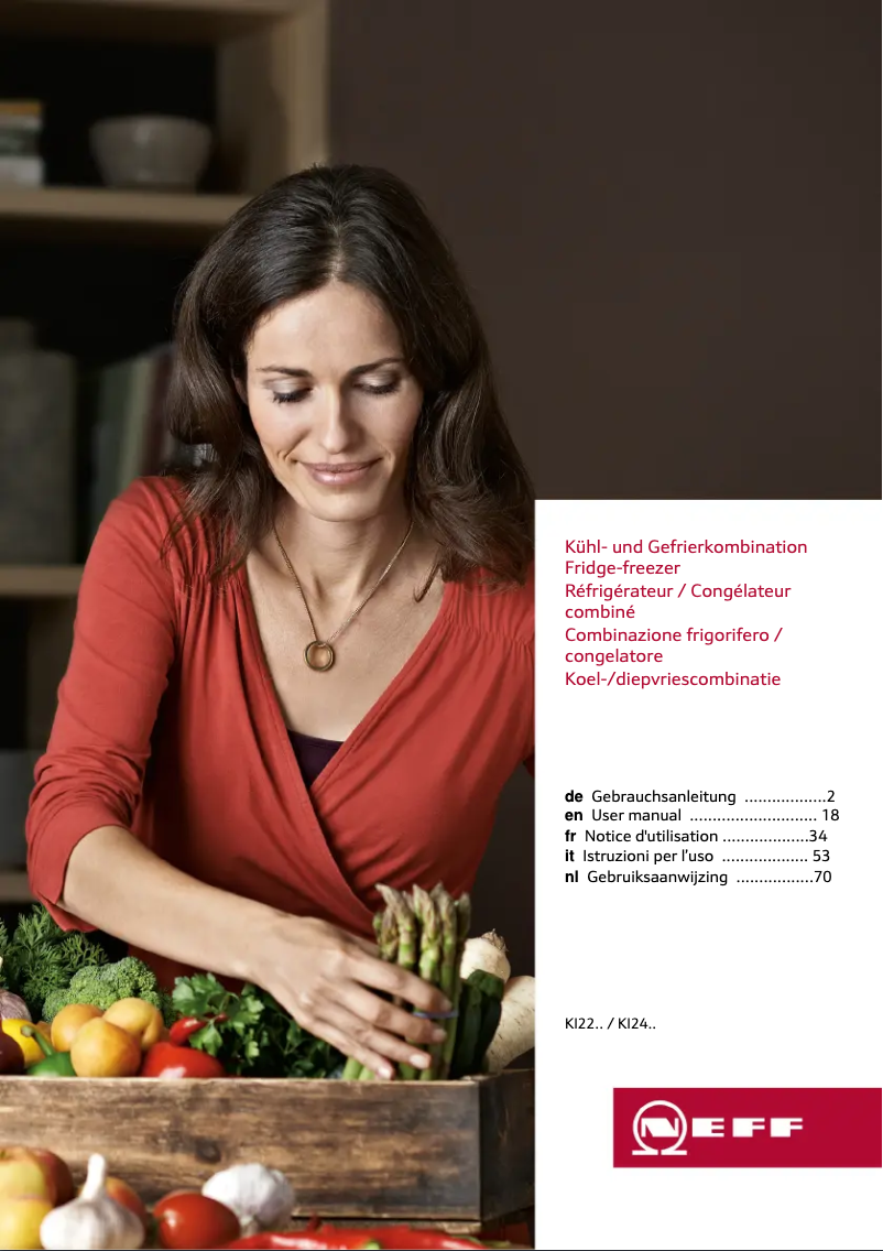Page n°1 - Manuel utilisateur Neff K428A2MC