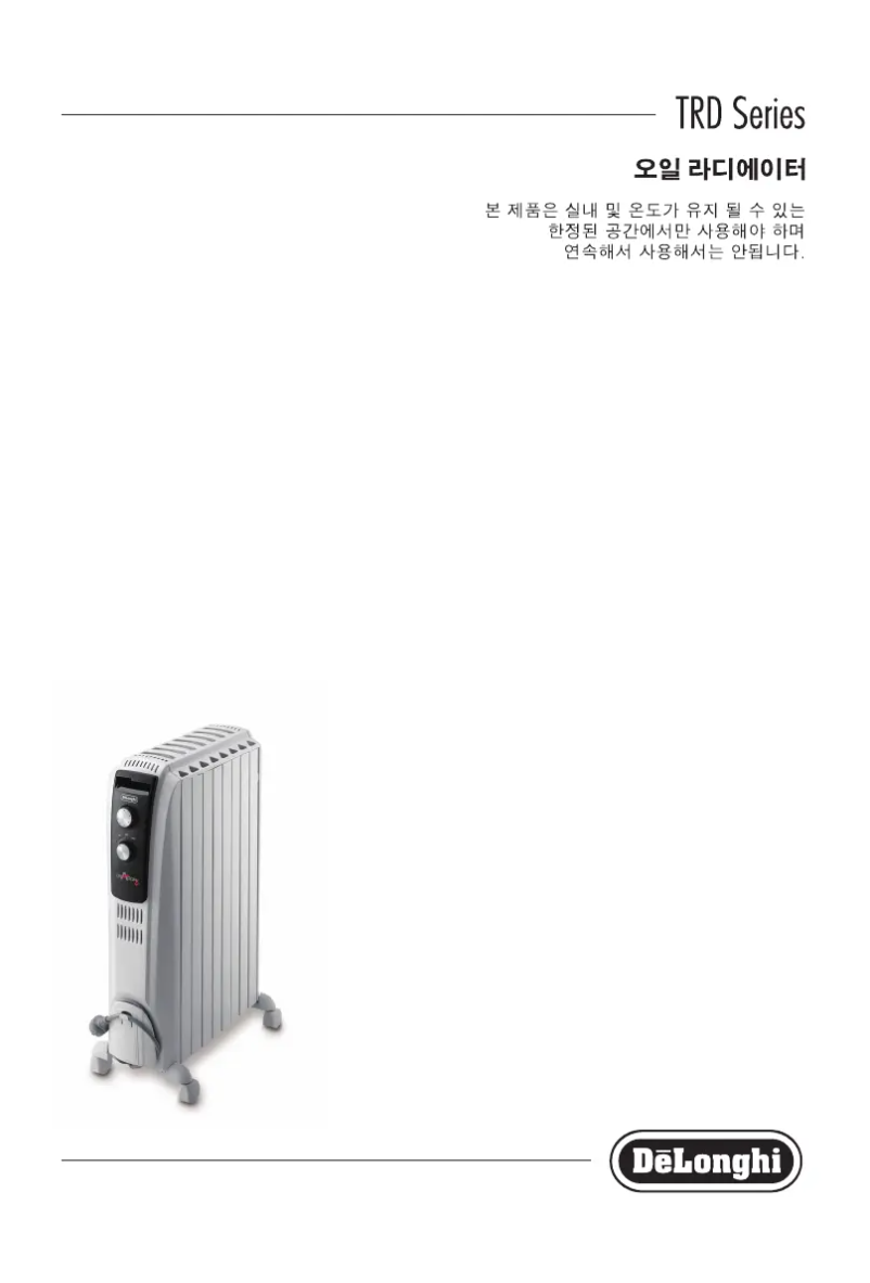 Page 1 de la notice Manuel utilisateur DeLonghi Dragon 4 TRD41500MT