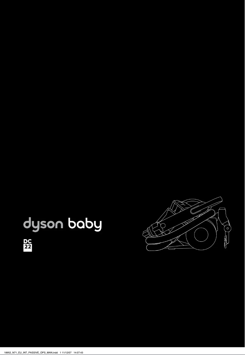 Page 1 de la notice Manuel utilisateur Dyson DC22 Baby