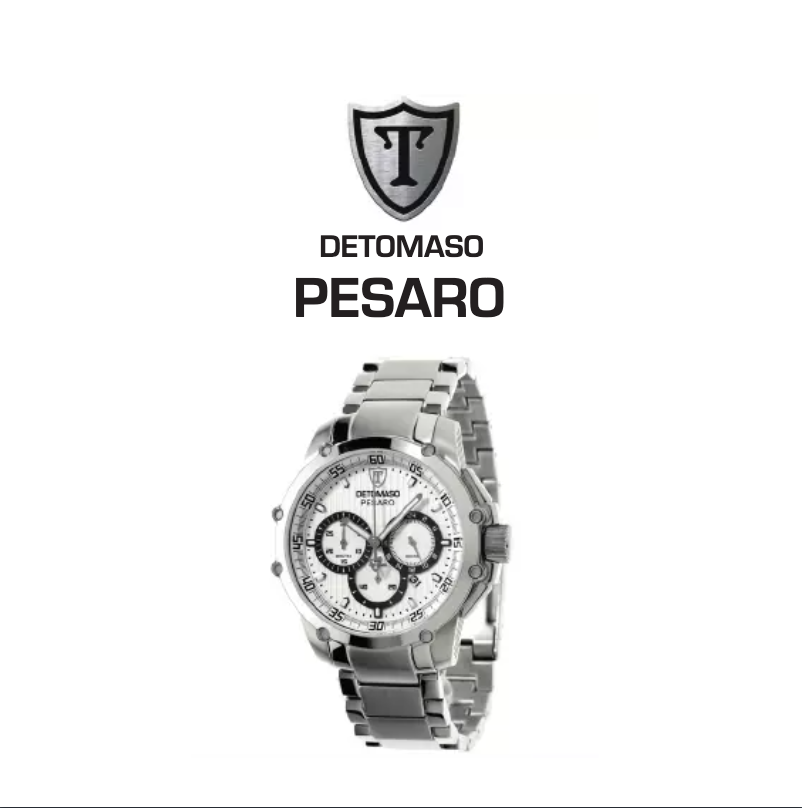 Page n°1 - Manuel utilisateur Detomaso Pesaro